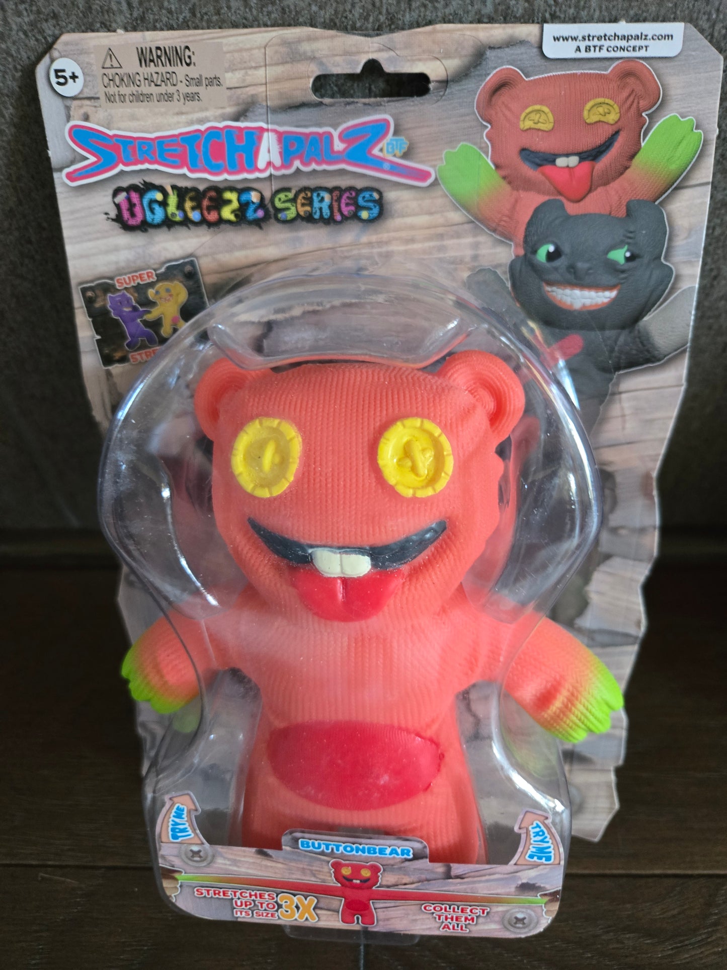 Stretchapalz Ugleezz Fidget Squishy toy - buttonbear