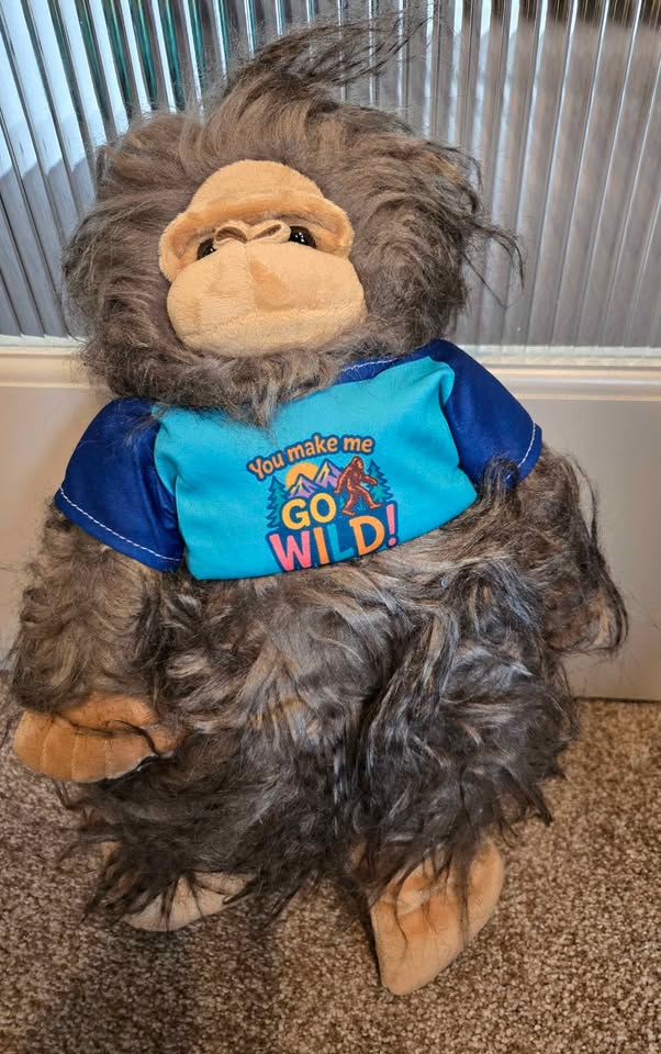 Legend of Bigfoot Plush Stuffed Animal - You make me go Wild