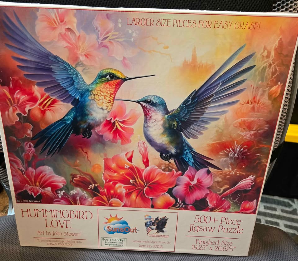 Hummingbird Love Puzzle