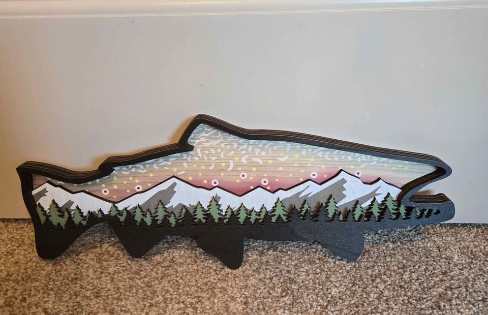 Trout Shelf Sitter