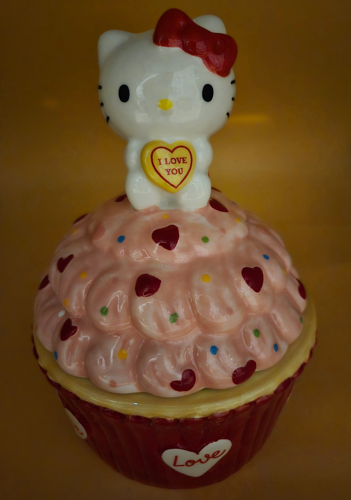 Hello Kitty Cupcake Candy Jar