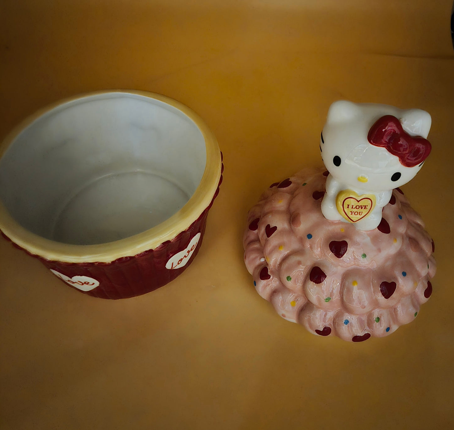 Hello Kitty Cupcake Candy Jar