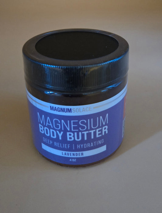 Magnesium Body Butter For Better Sleep - Lavender, 4 oz