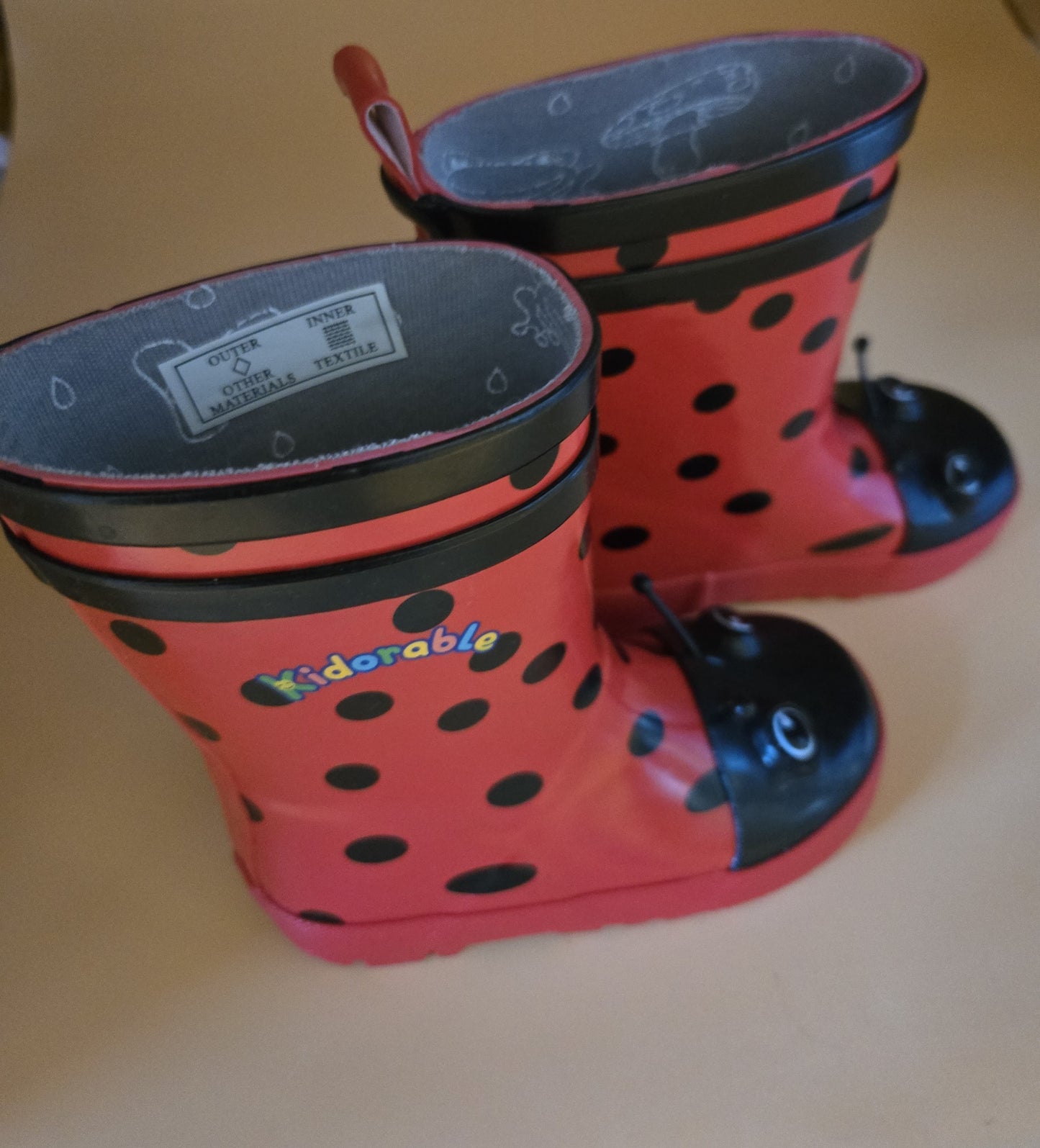 Ladybug Rain Boots