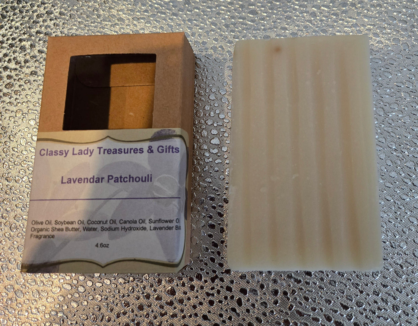 Lavendar Patchouli boxed soap