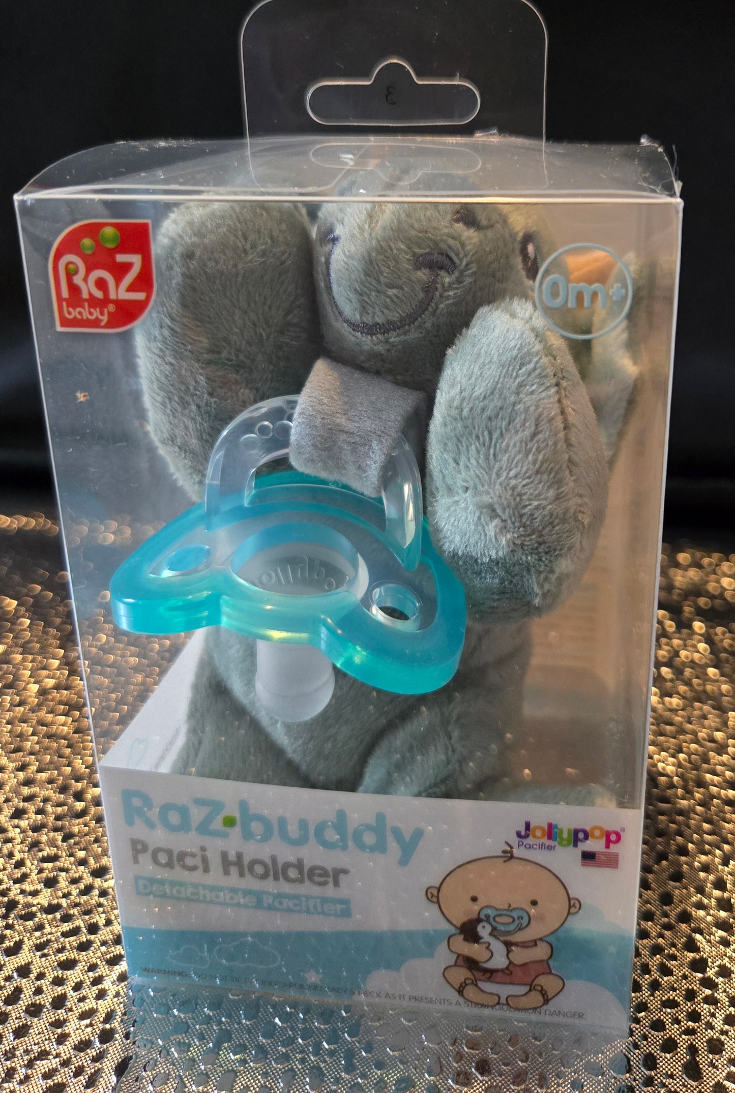 RaZbuddy Jack Dragon Pacifier/Teether Holder