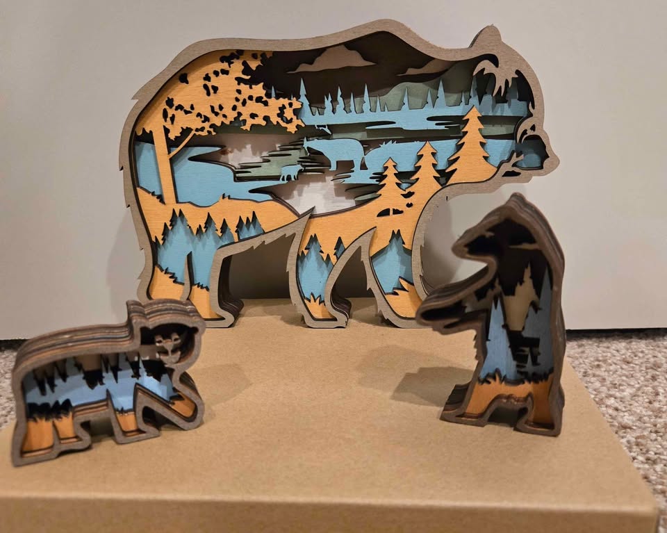 Bear Family Shelf Sitter