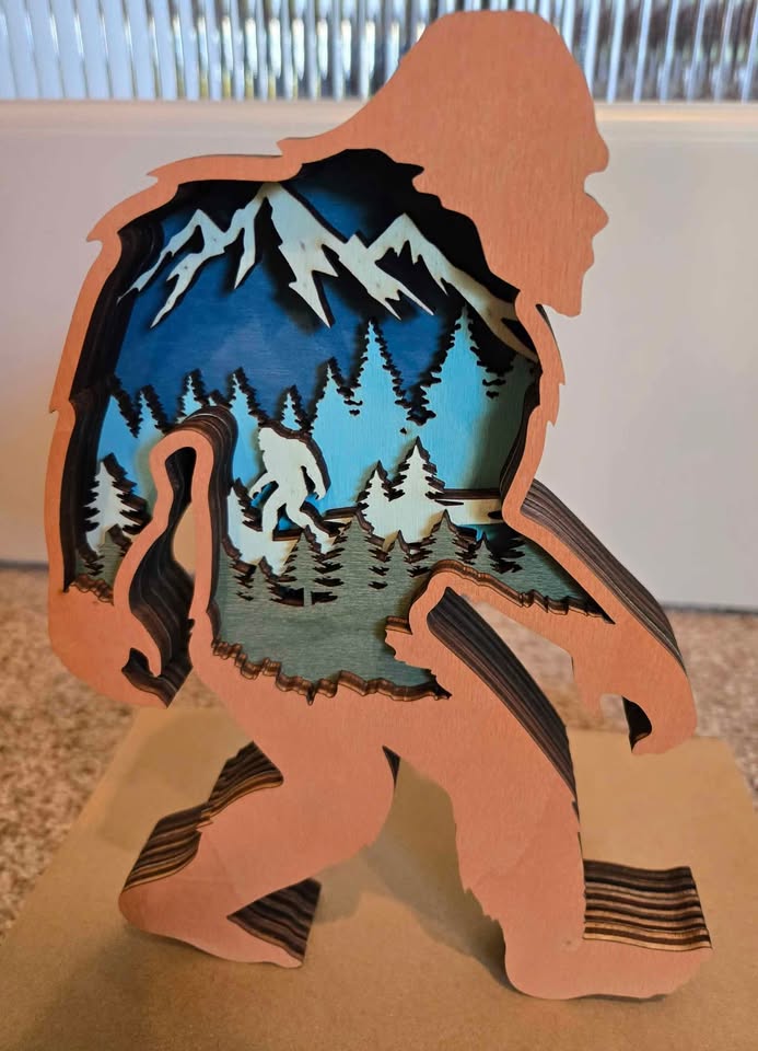 Brown Bigfoot Shelf Sitter