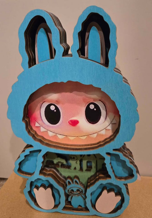 Blue Monster Shelf Sitter