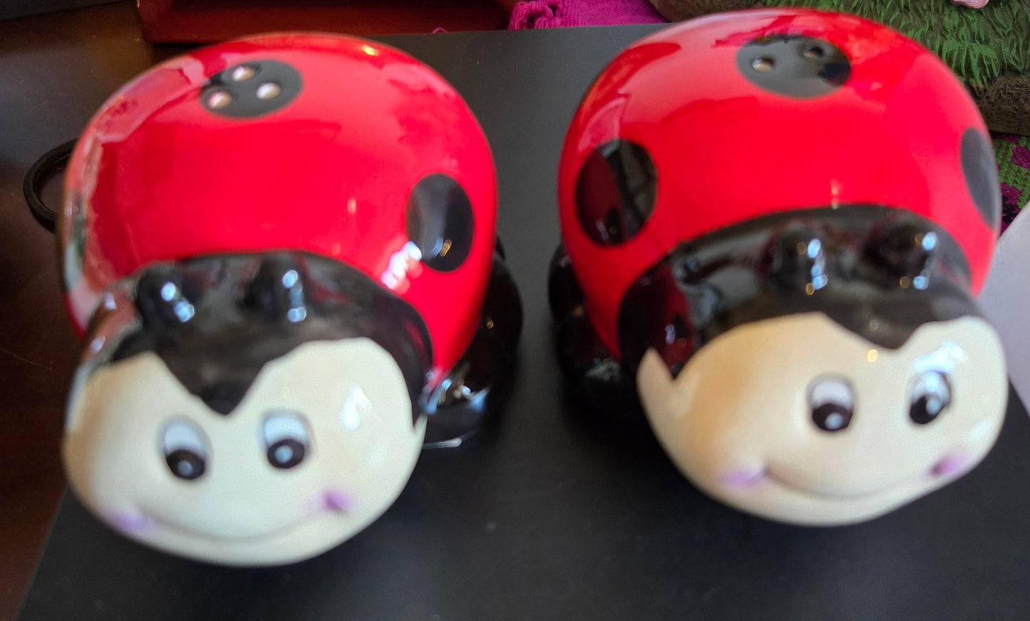 Salt & Pepper Shakers - Lady Bug