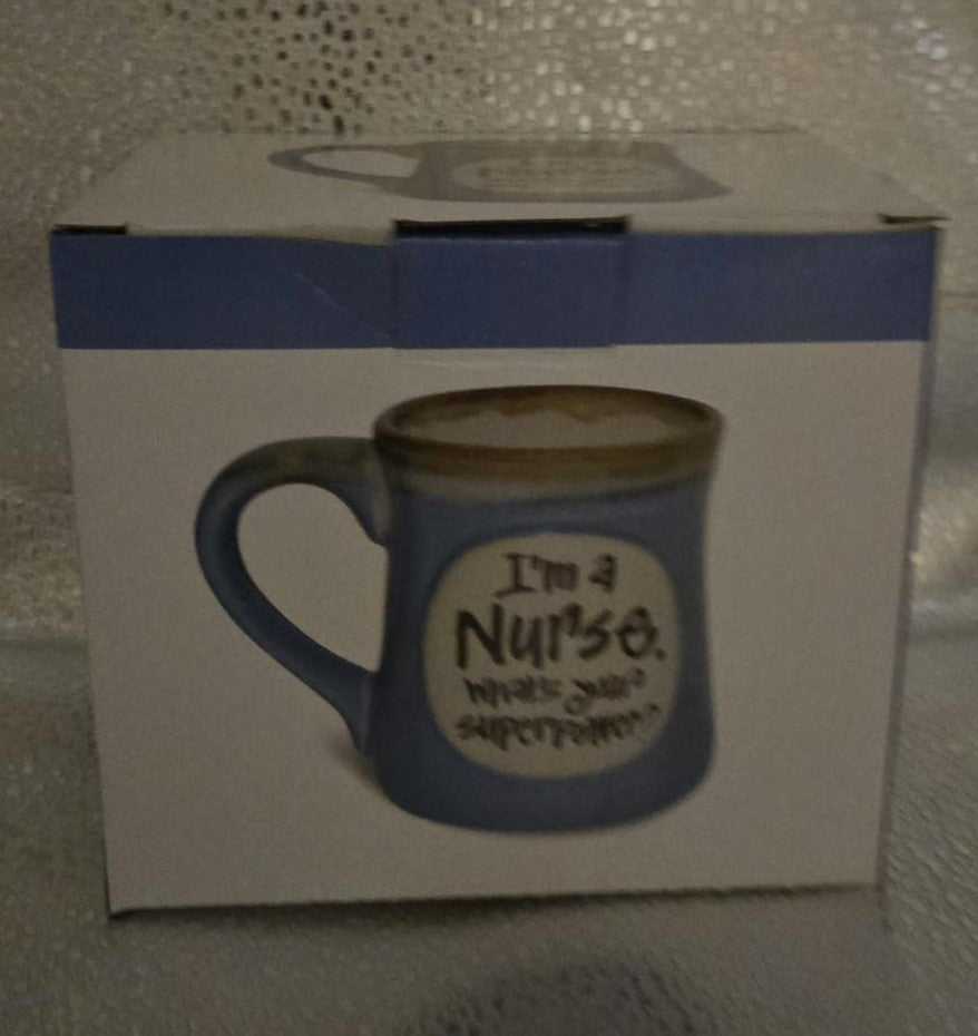 NURSE SUPERPOWER PORCELAIN MUG