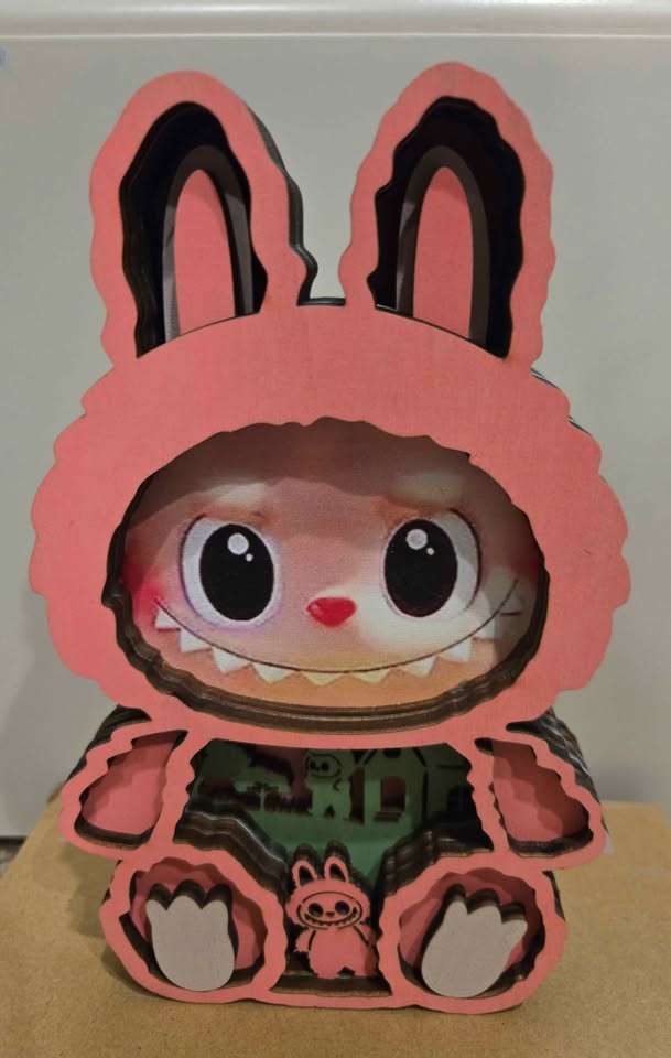 Pink Monster Shelf Sitter