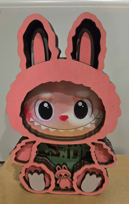 Pink Monster Shelf Sitter