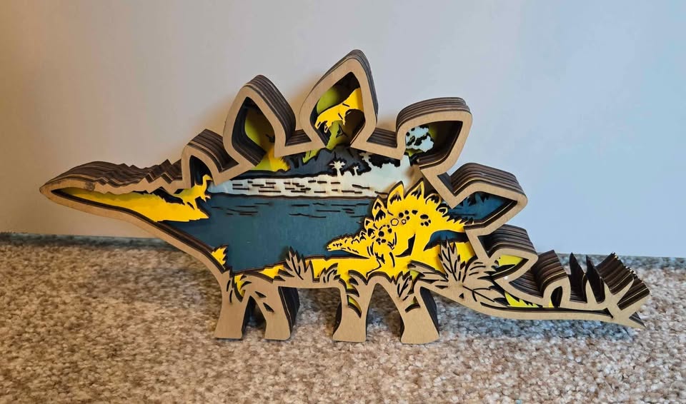 Stegosaurus Shelf Sitter