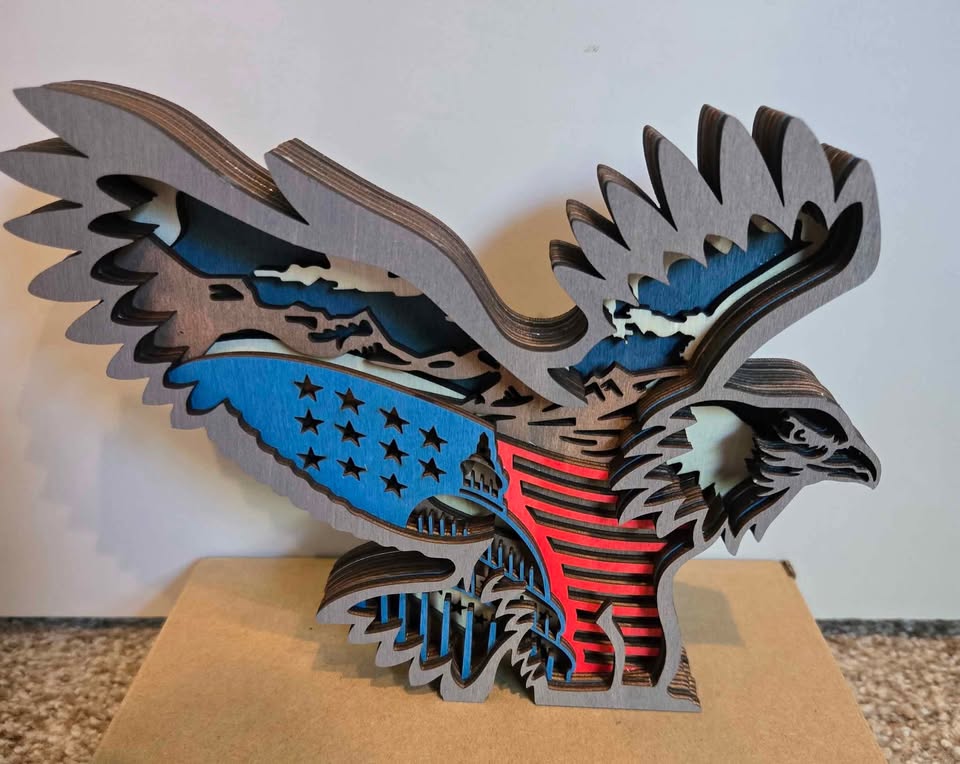 USA American Eagle Shelf Sitter